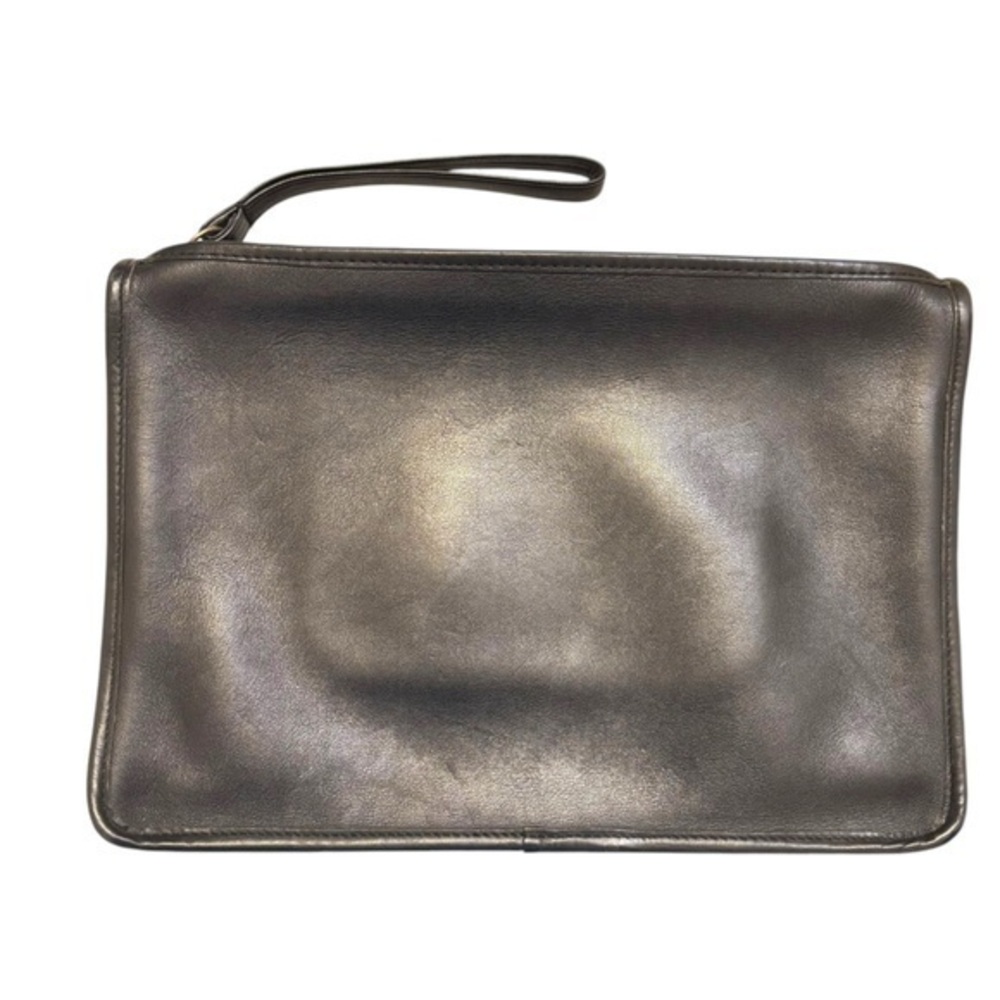 Coach vintage NYC New York City Bonnie Cashin era portfolio clutch bag black